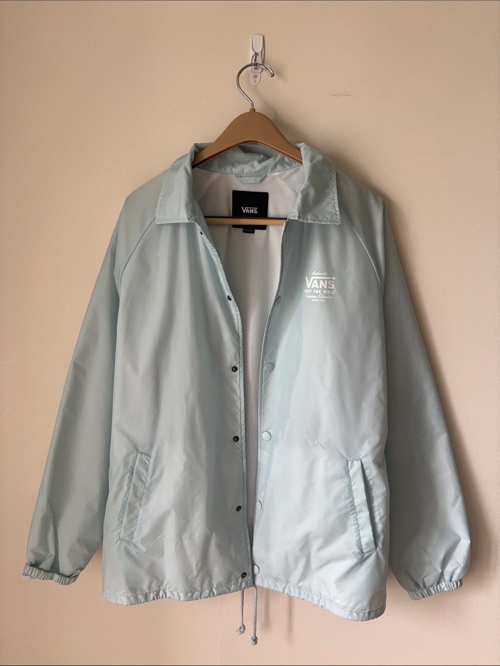 Vans Light Blue Trench Rain Jacket